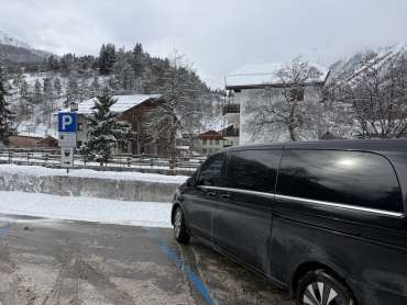 Navette et Shuttle en minivan au Stations de Ski des Alpes