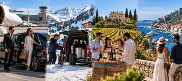 Quatre expertises pour vos transports privés, Wine Tours et excursions sur la Côte d’Azur