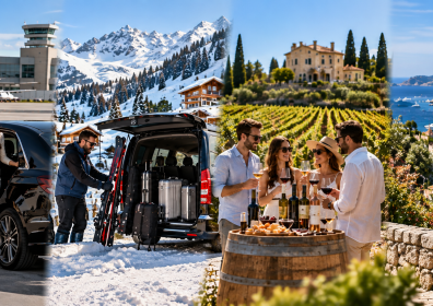 Quatre expertises pour vos transports privés, Wine Tours et excursions sur la Côte d’Azur